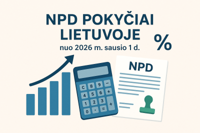 Non-taxable income in Lithuania from 2026: what should businesses know